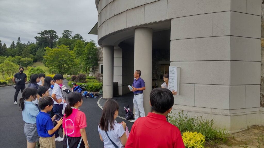 2024年6月度秋田県ジュニアゴルフアカデミー月例会閉会式の様子